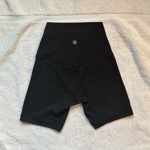 Lululemon Black Align Biker Shorts 6inch